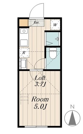 プチ・ハウス2の物件間取画像